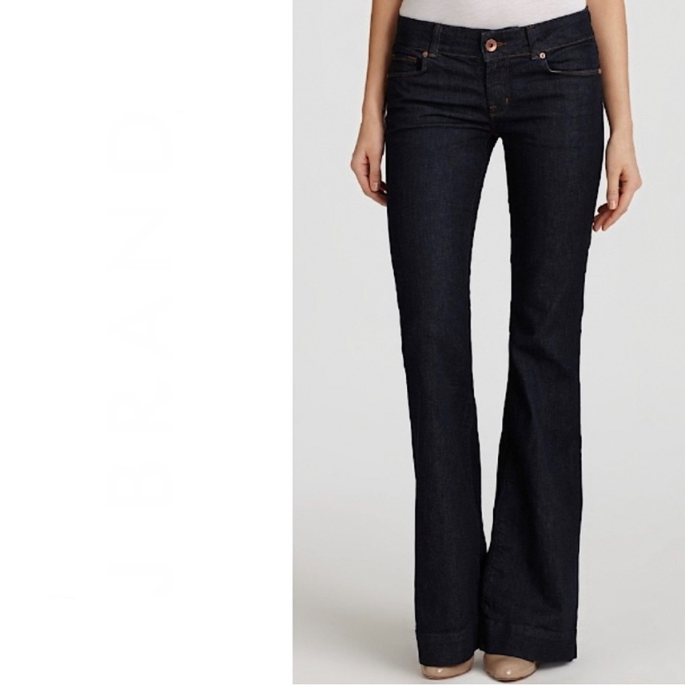 J BRAND Love story flare leg jeans in pure dark wash size 26 new NWOT